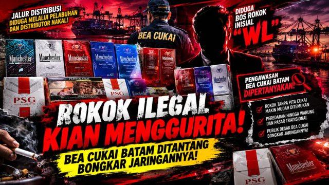 Rokok PSG dan Manchester Diduga Tanpa Pita Cukai Beredar di Batam, Rantai Pasoknya Dipertanyakan